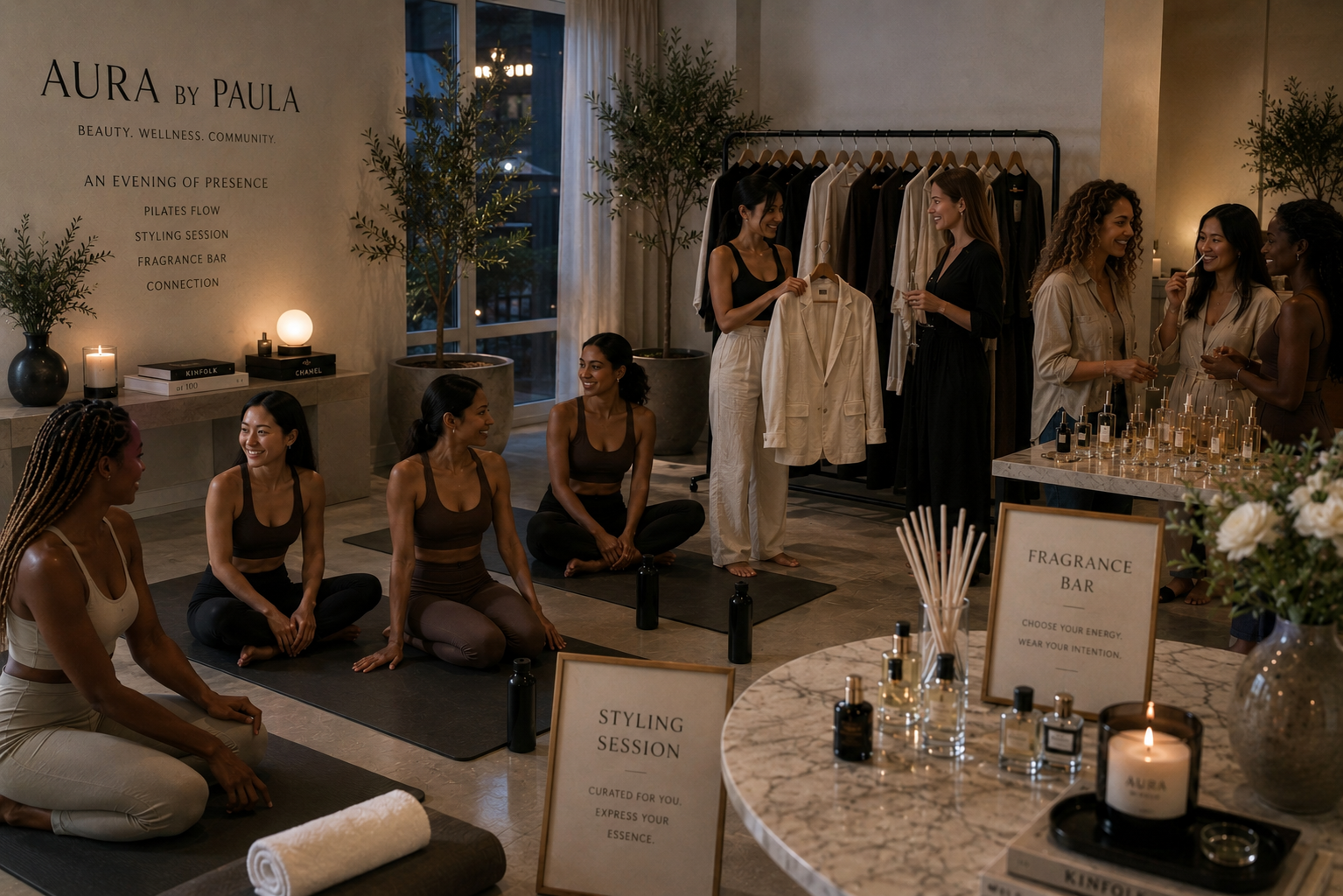 Aura by Paula wellness community gathering